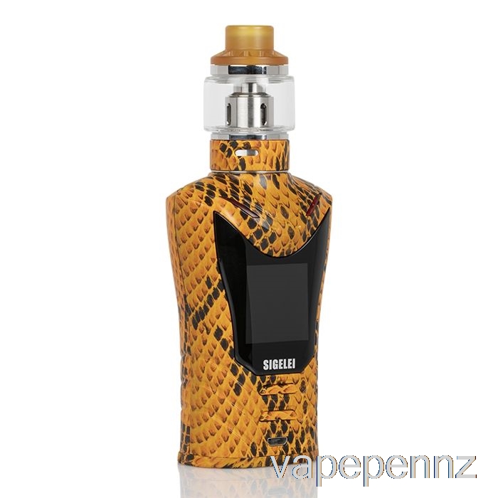 Sigelei Sobra 198W TC Starter Kit Serpentine Yellow VAPE NZ